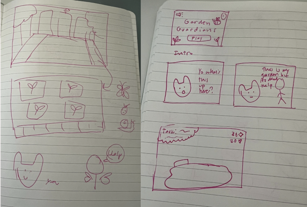 Early concept sketches